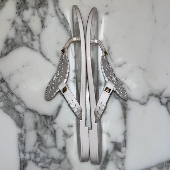 Jack Rogers jelly shoes-white size 7 - Picture 10 of 10